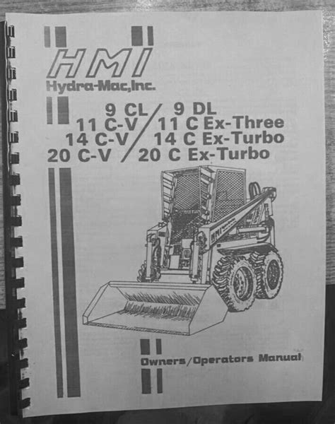 hydra mac 8c skid steer specs|hydra mac parts manual.